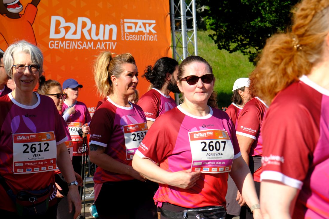 Auf dem Weg zum Start