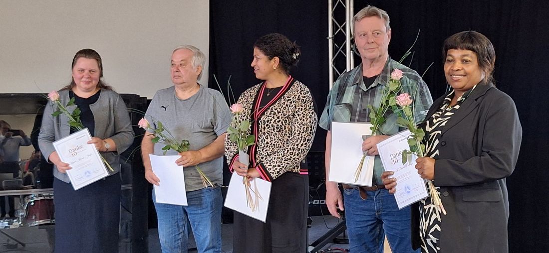 ...für die Jubilare und Jubilarinnen ihres Bereichs.