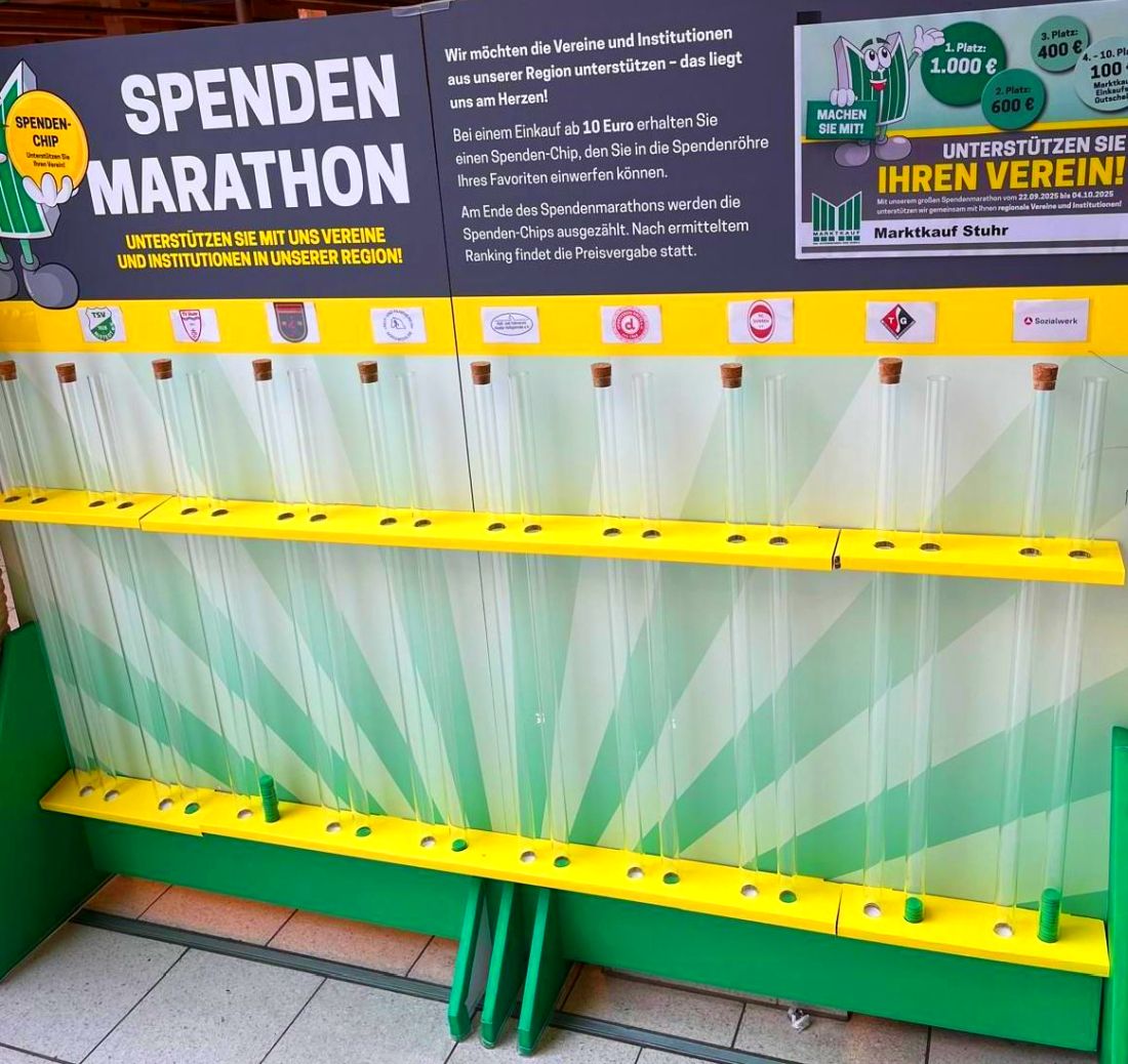 Am Anfang waren die Röhrchen noch ganz leer.