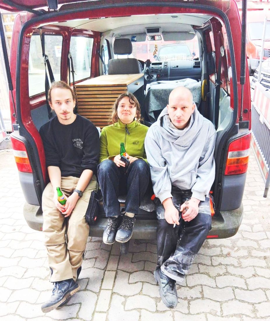 Enrico, Carla und Fabian wuppen das.