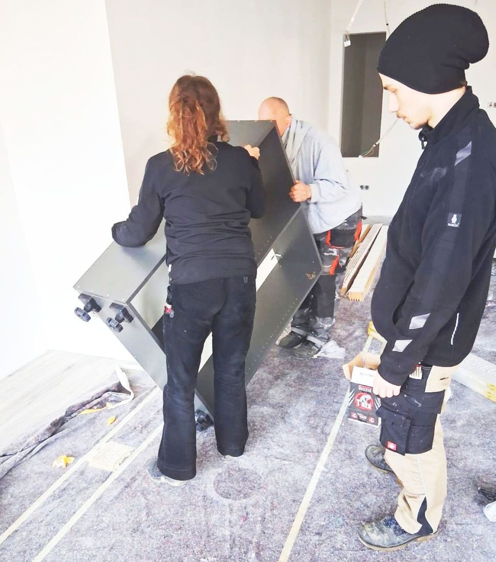 Alles muss an den richtigen Platz.